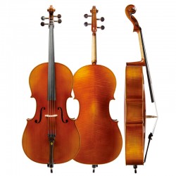 Christina C09 cello high-grade tiger grain matte antique handmade cello musical instrument