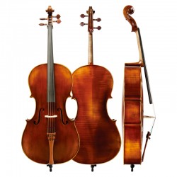 Christina antique handmade Cello C07 matte ebony inlay cello musical instrument