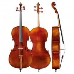 Christina SC300, imported European antique tiger pattern, professional performance Cello