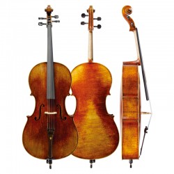 Christina C09D cello high grade tiger pattern antique hand-made cello instrument