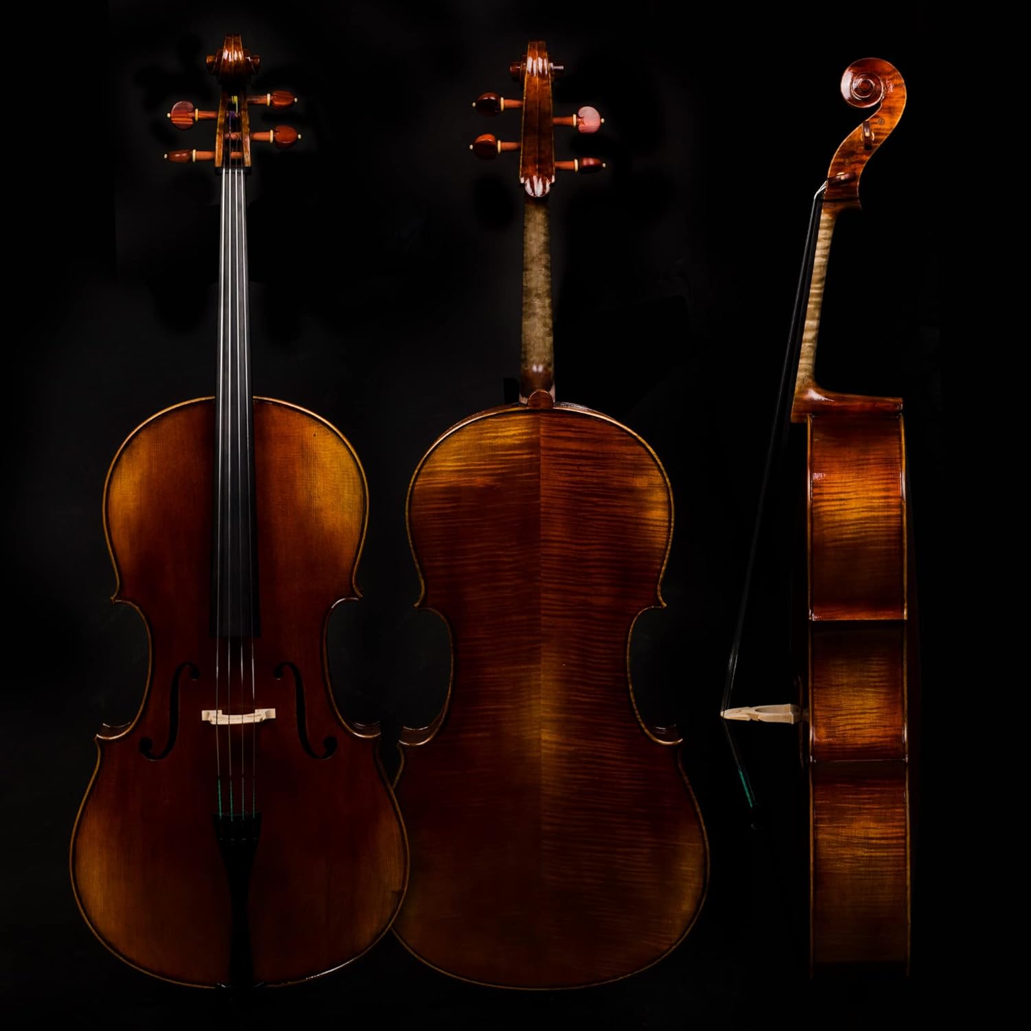 Christina C07 Professional Handmade Cello Kit - carbon fiber case + bow - CHRISTINA