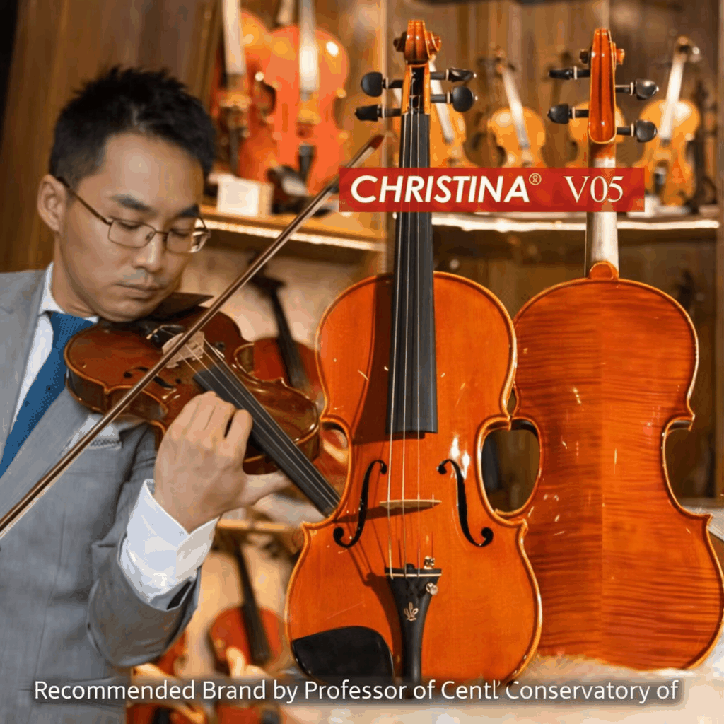 Christina V05A Handmade Violin – Premium Beginner & Student Violin Kit AU