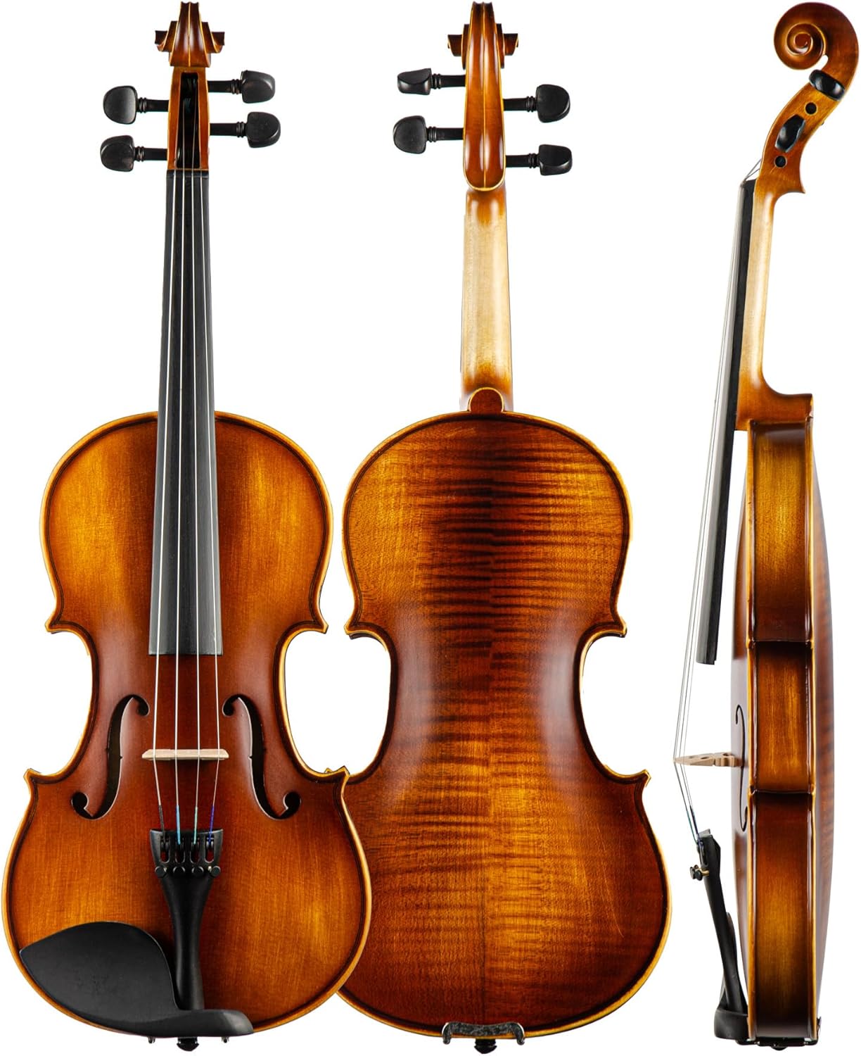 Christina V02 Beginner Acoustic Violin Kit with Case, Bow, Tuner & Accessories - CHRISTINA