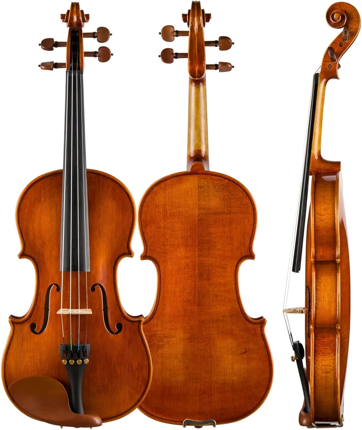 Christina V05A Handmade Acoustic Violin Kit for Beginners & Professionals, European Craftsmanship, Complete Violin Set - CHRISTINA