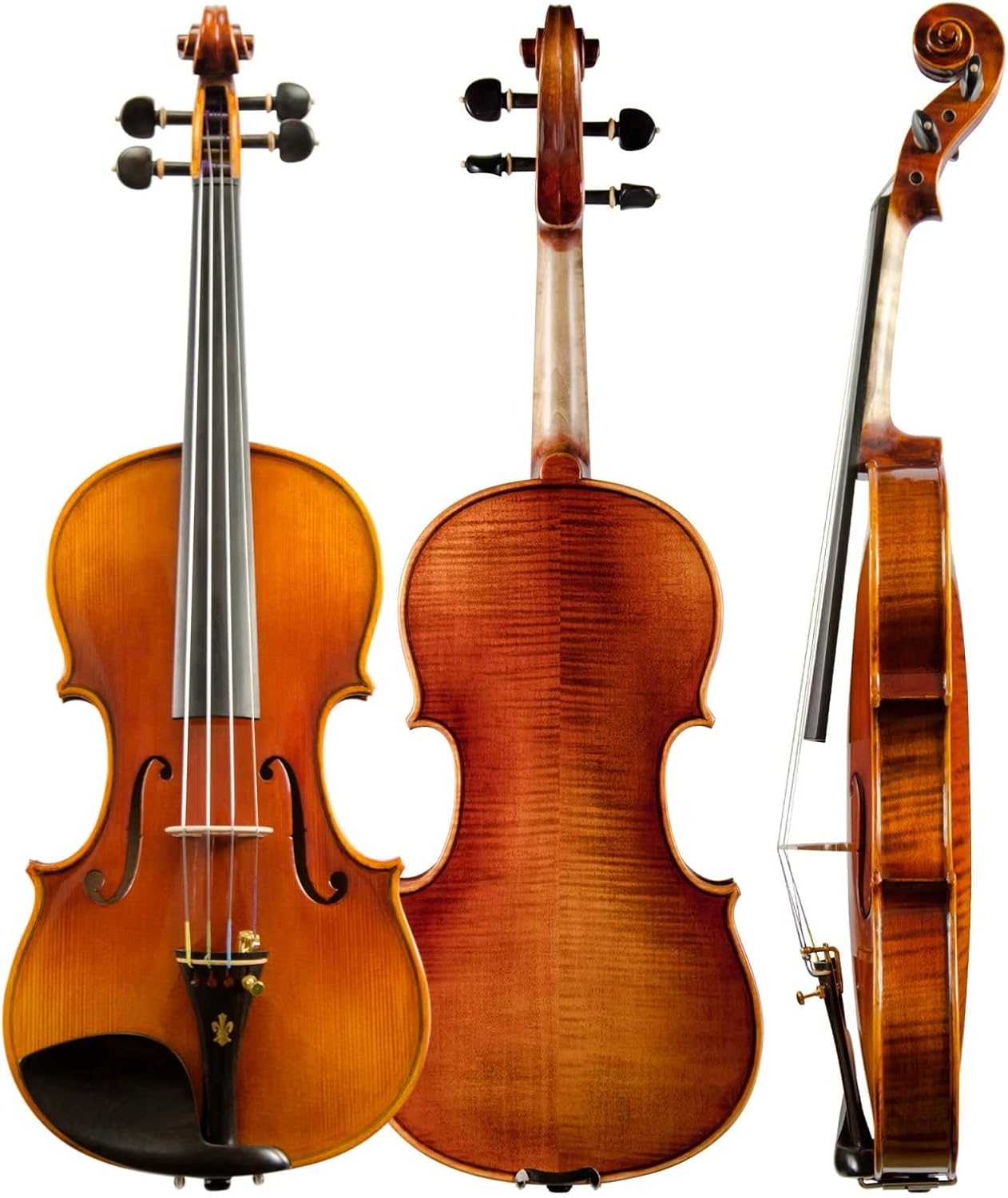 CHRISTINA V05C Handmade Professional Acoustic Violin Kit for Beginners and Adults - CHRISTINA